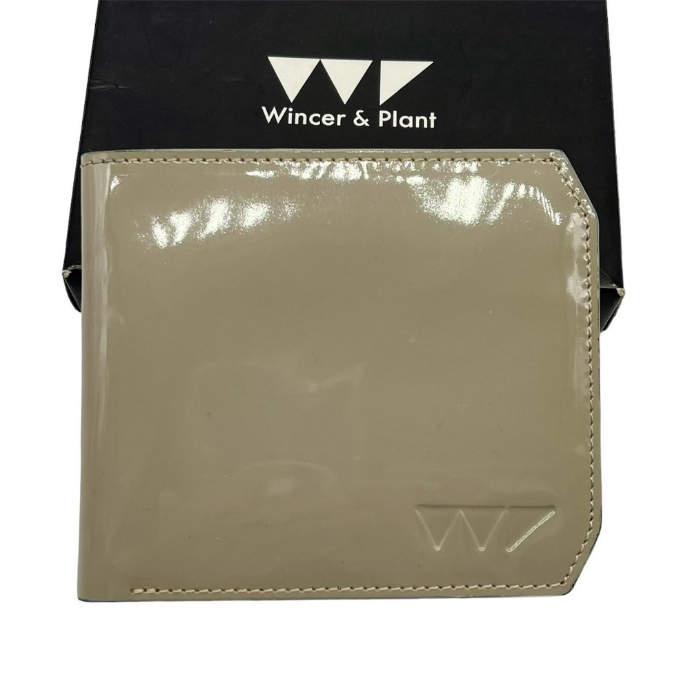 Wincer & Plant Bi-color High Quality Bifold Men's Wallet 6 CC Grey Orange